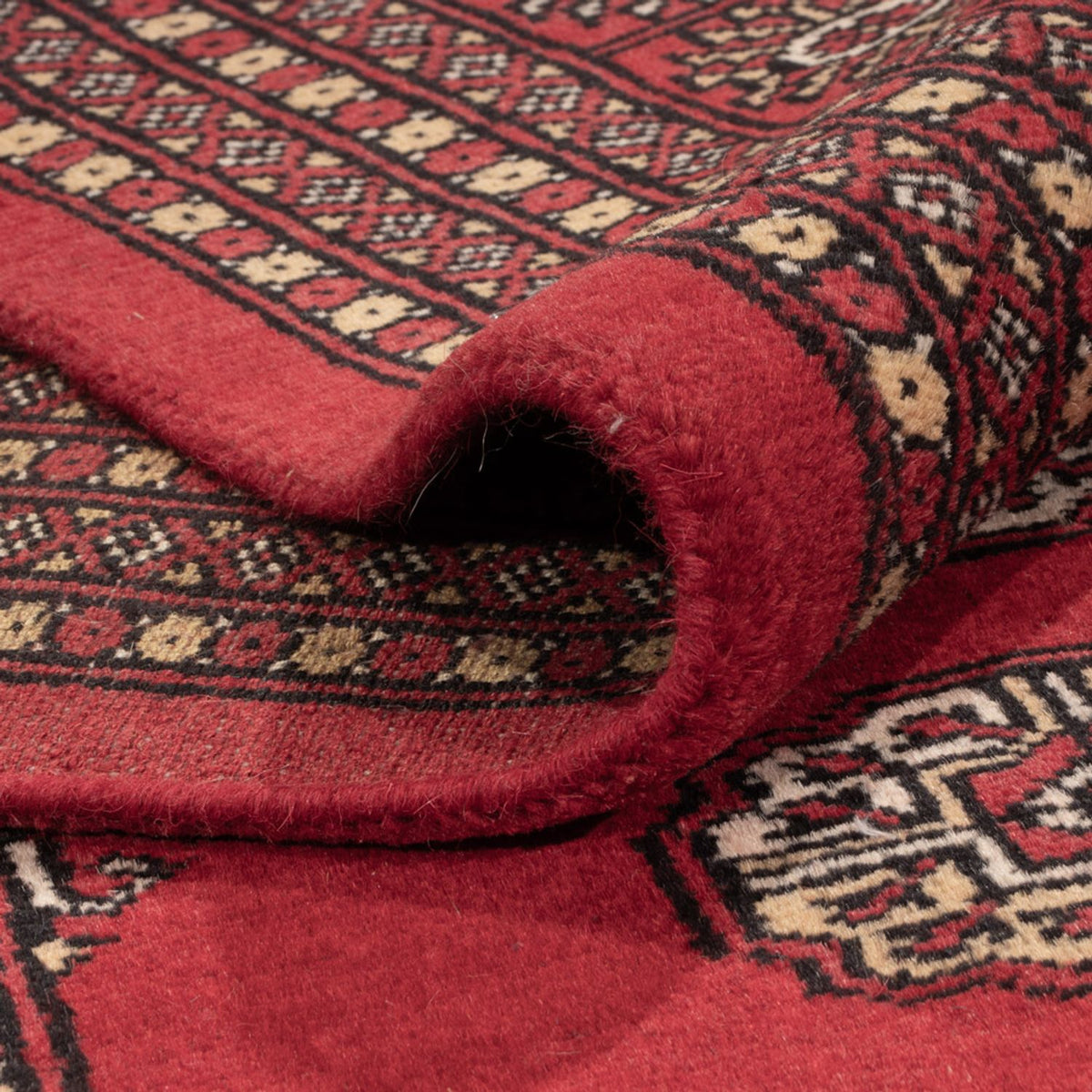 Tapis afghan - Boukhara - 321 x 247 cm - rouge