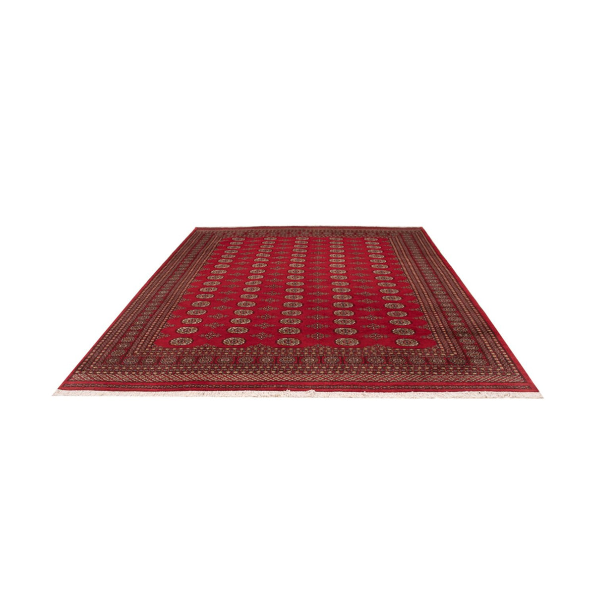 Tapis afghan - Boukhara - 321 x 247 cm - rouge