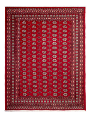 Tapis afghan - Boukhara - 318 x 247 cm - rouge