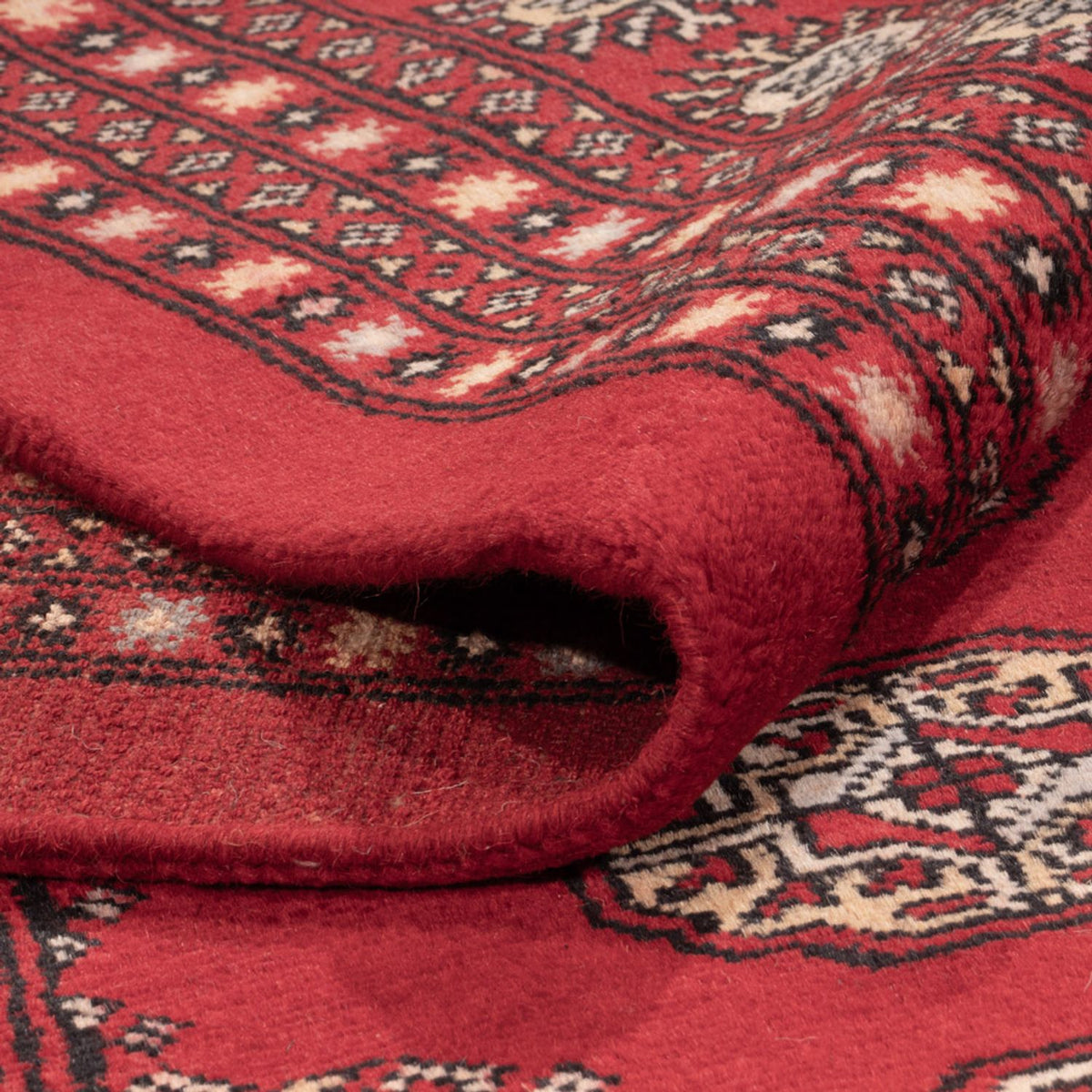 Tapis afghan - Boukhara - 318 x 247 cm - rouge