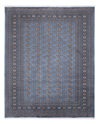 Tapis afghan - Boukhara - 309 x 248 cm - bleu de mer
