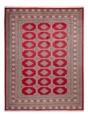 Tapis afghan - Boukhara - 287 x 220 cm - rouge