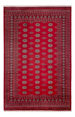 Tapis afghan - Boukhara - 307 x 202 cm - rouge