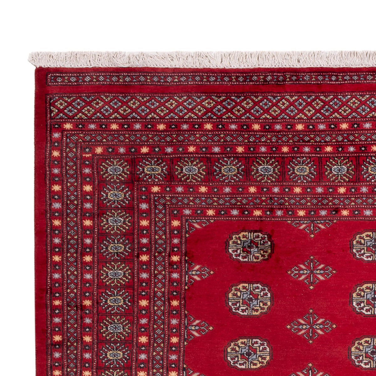 Tapis afghan - Boukhara - 307 x 202 cm - rouge