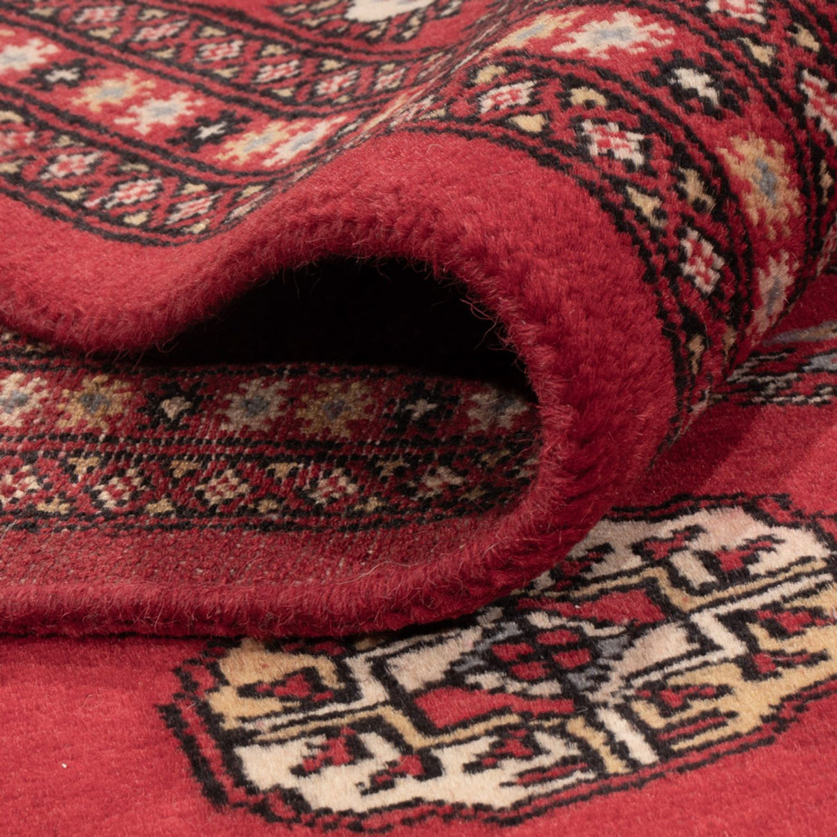 Tapis afghan - Boukhara - 298 x 198 cm - rouge