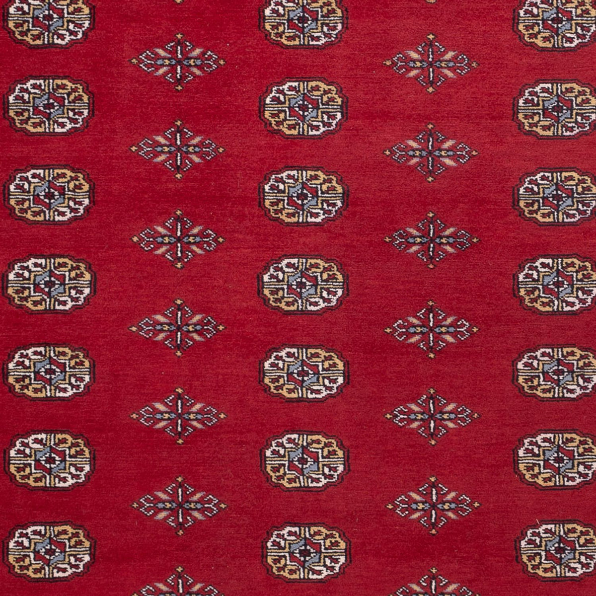 Tapis afghan - Boukhara - 302 x 202 cm - rouge