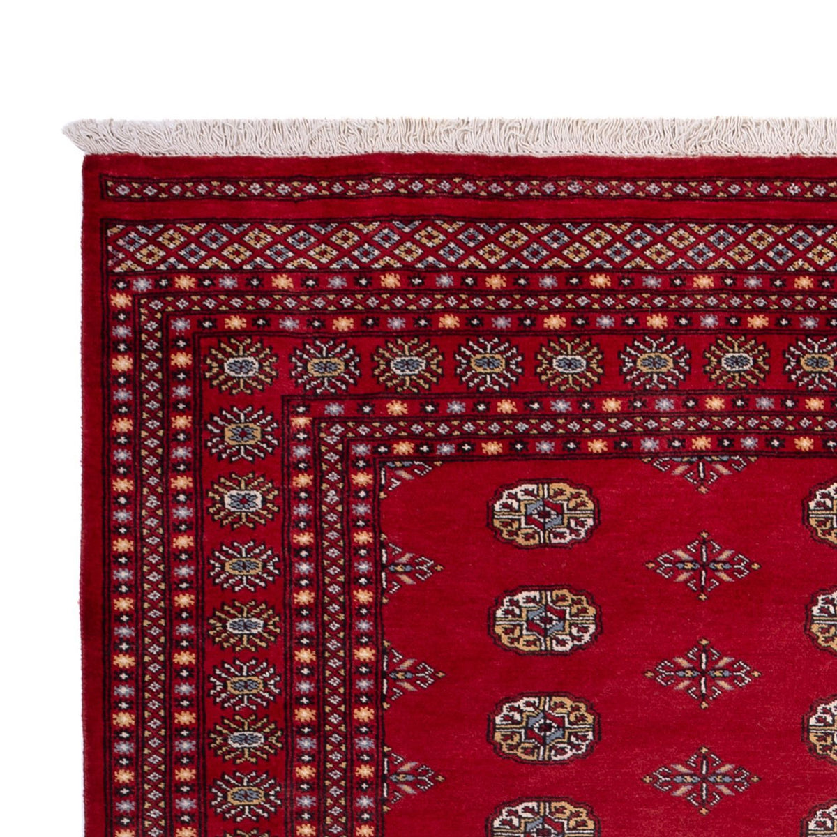 Tapis afghan - Boukhara - 302 x 202 cm - rouge