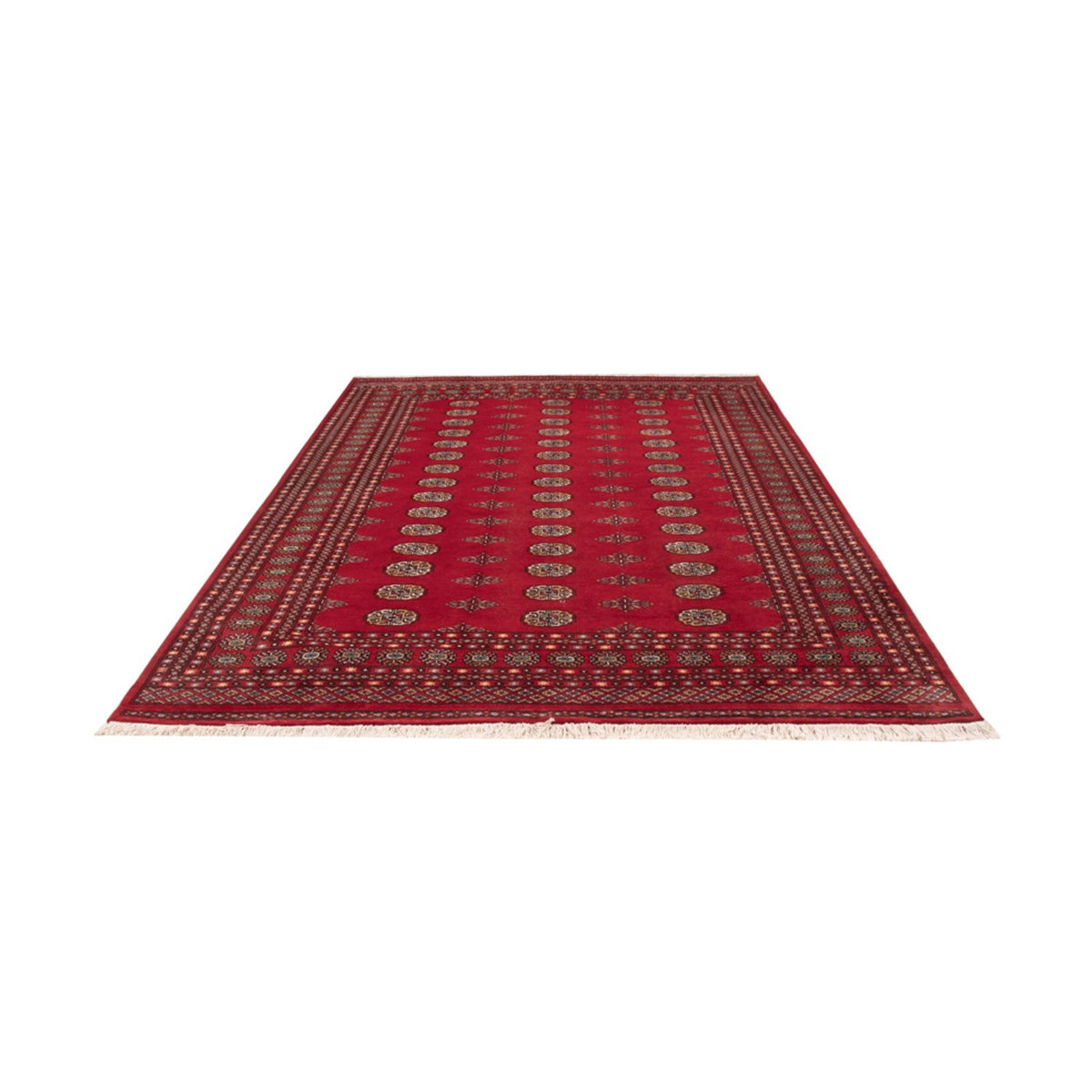 Tapis afghan - Boukhara - 302 x 202 cm - rouge
