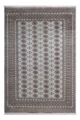 Tapis afghan - Boukhara - 310 x 207 cm - bleu ciel