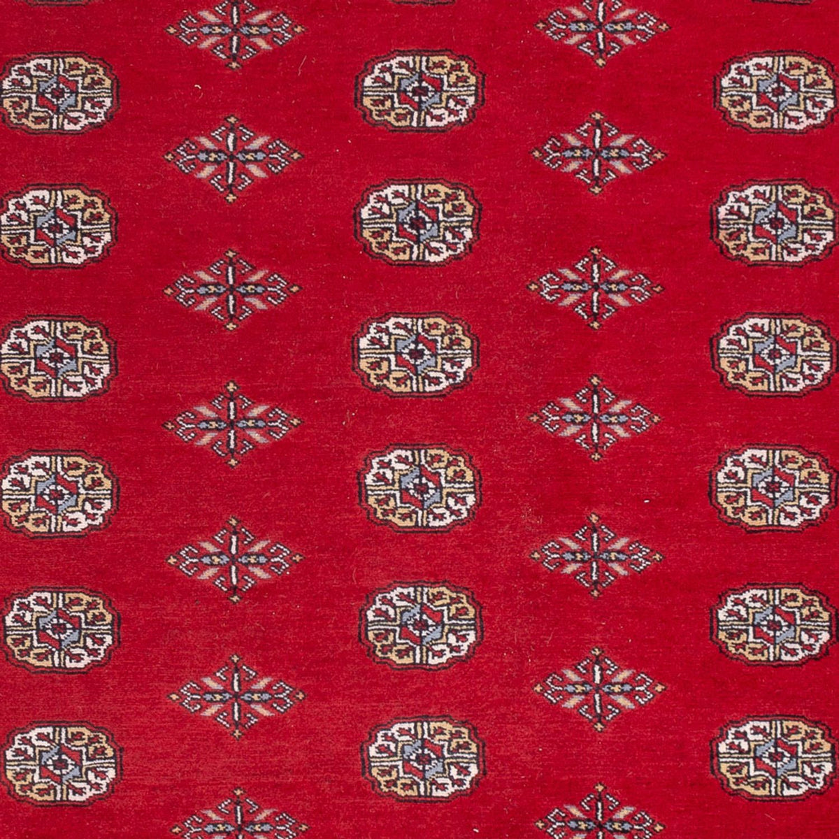 Tapis afghan - Boukhara - 303 x 205 cm - rouge