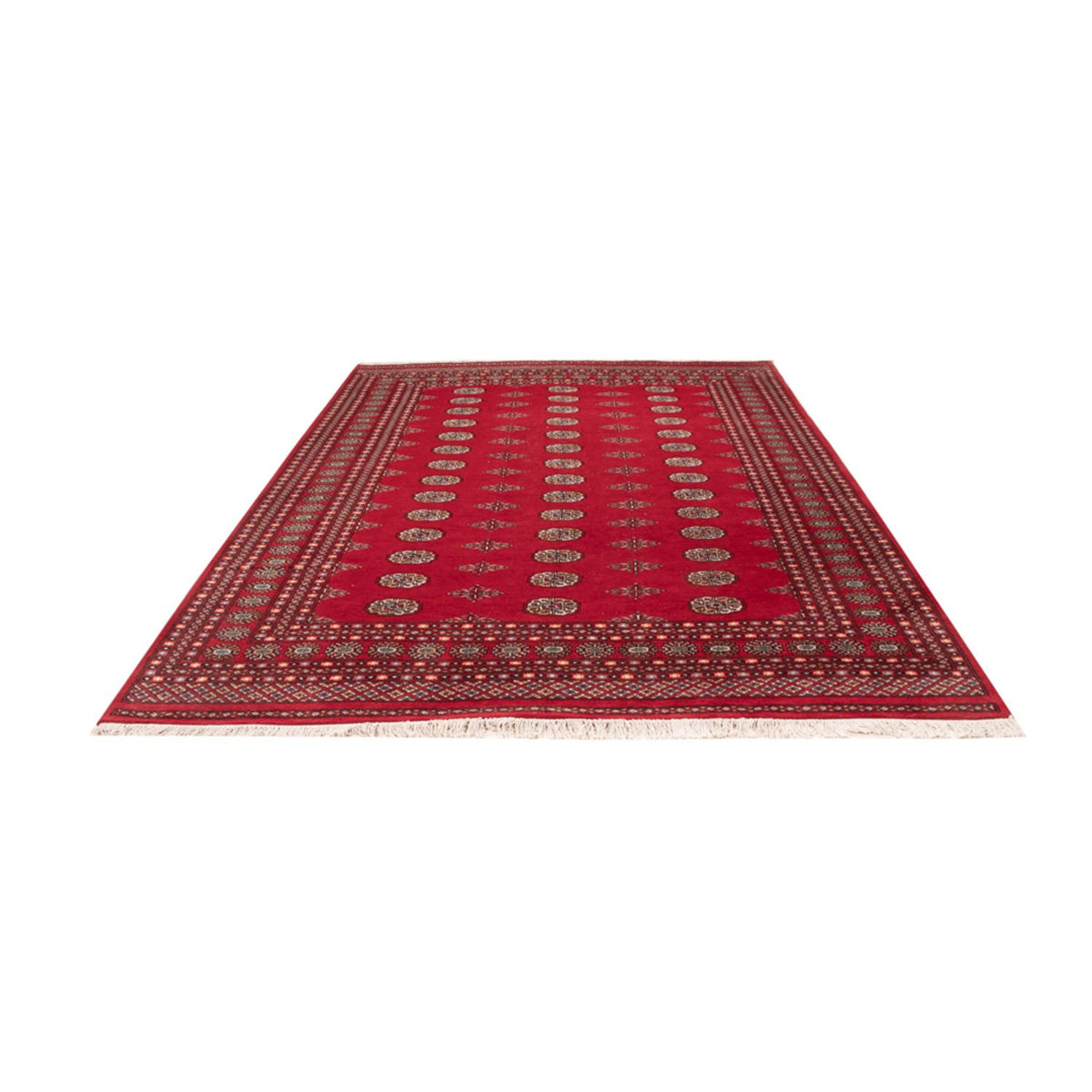 Tapis afghan - Boukhara - 303 x 205 cm - rouge