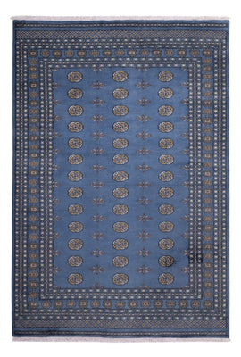 Tapis afghan - Boukhara - 305 x 203 cm - bleu