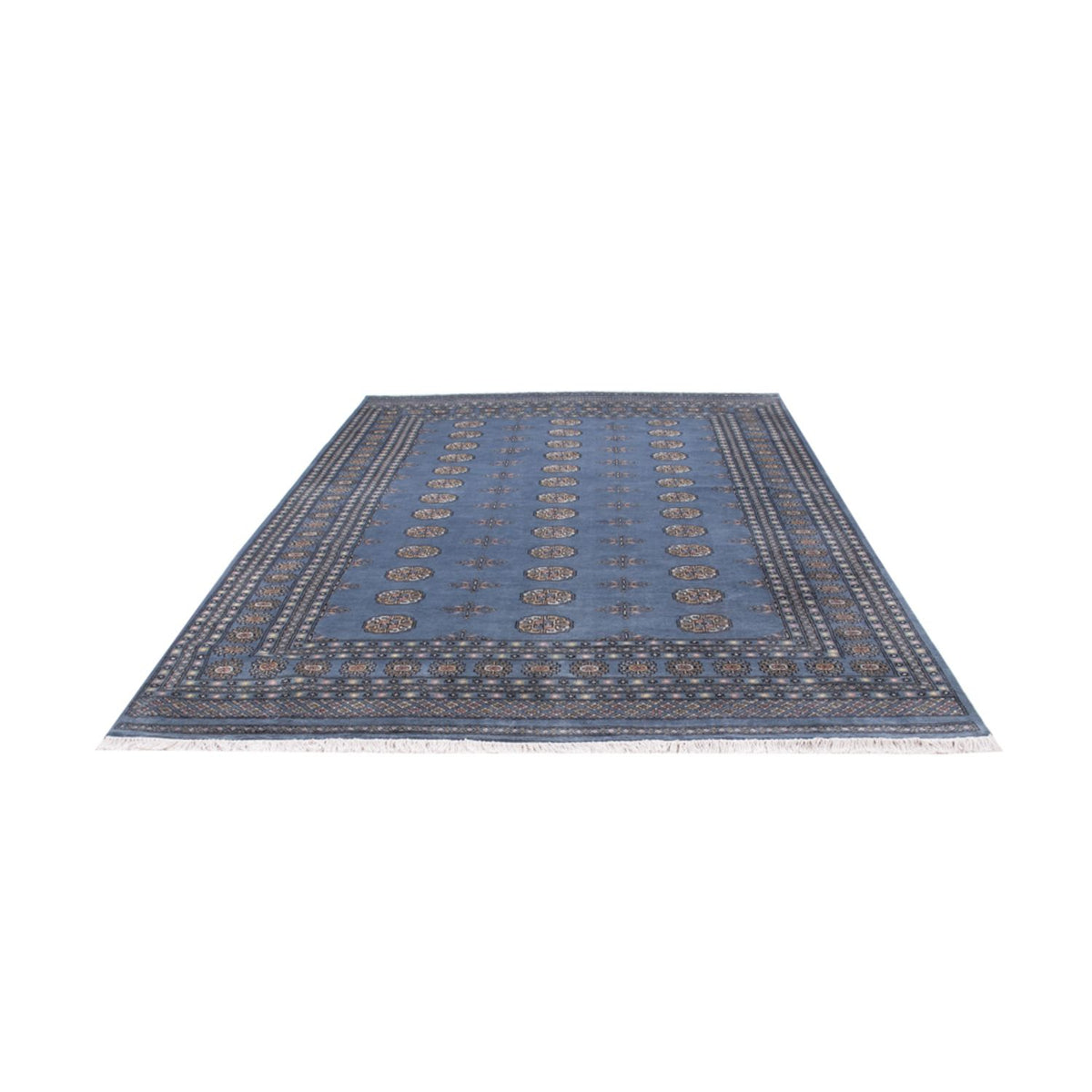Tapis afghan - Boukhara - 305 x 203 cm - bleu