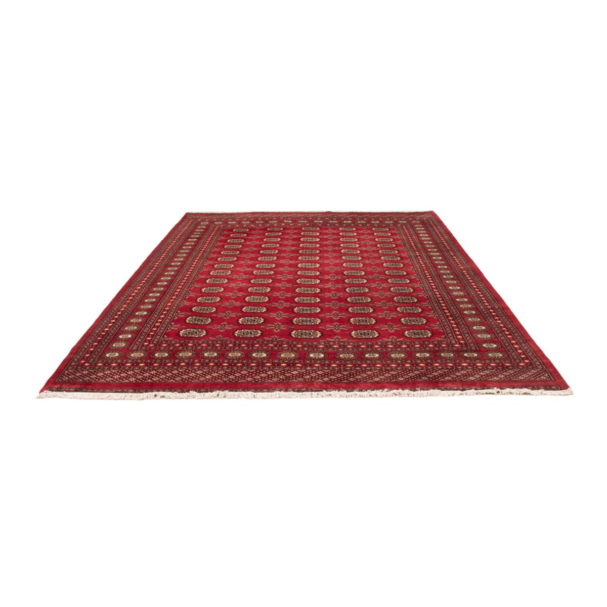 Tapis afghan - Boukhara - 297 x 220 cm - rouge