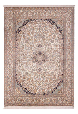 Tapis en soie - Soie du Cachemire - 309 x 213 cm - sable