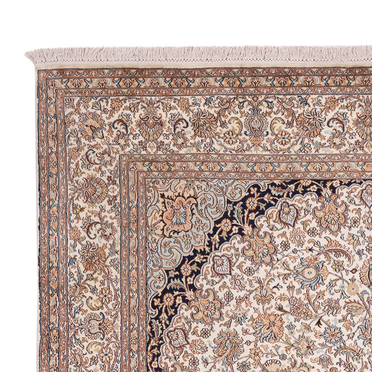 Tapis en soie - Soie du Cachemire - 309 x 213 cm - sable