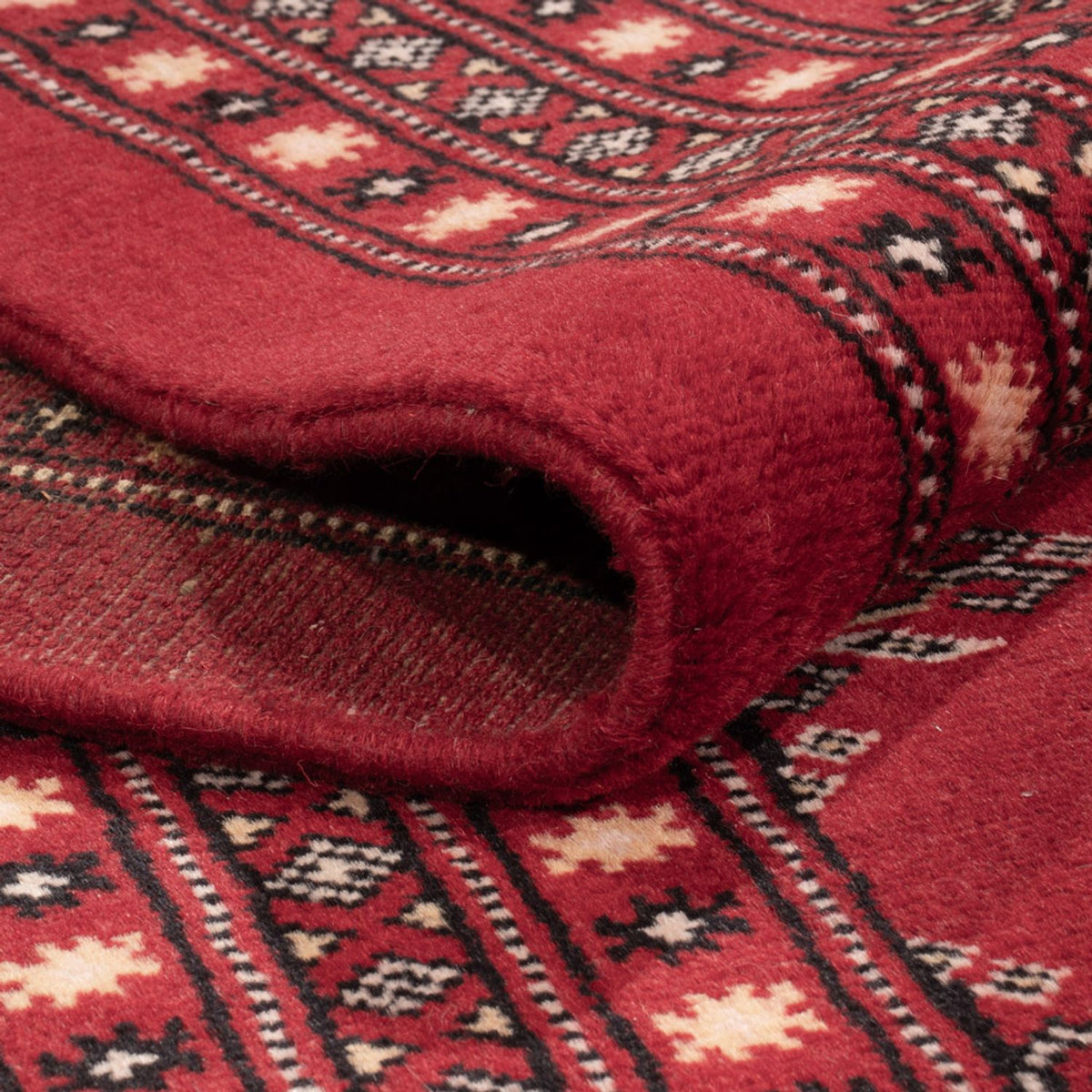 Tapis afghan - Boukhara - 322 x 248 cm - rouge