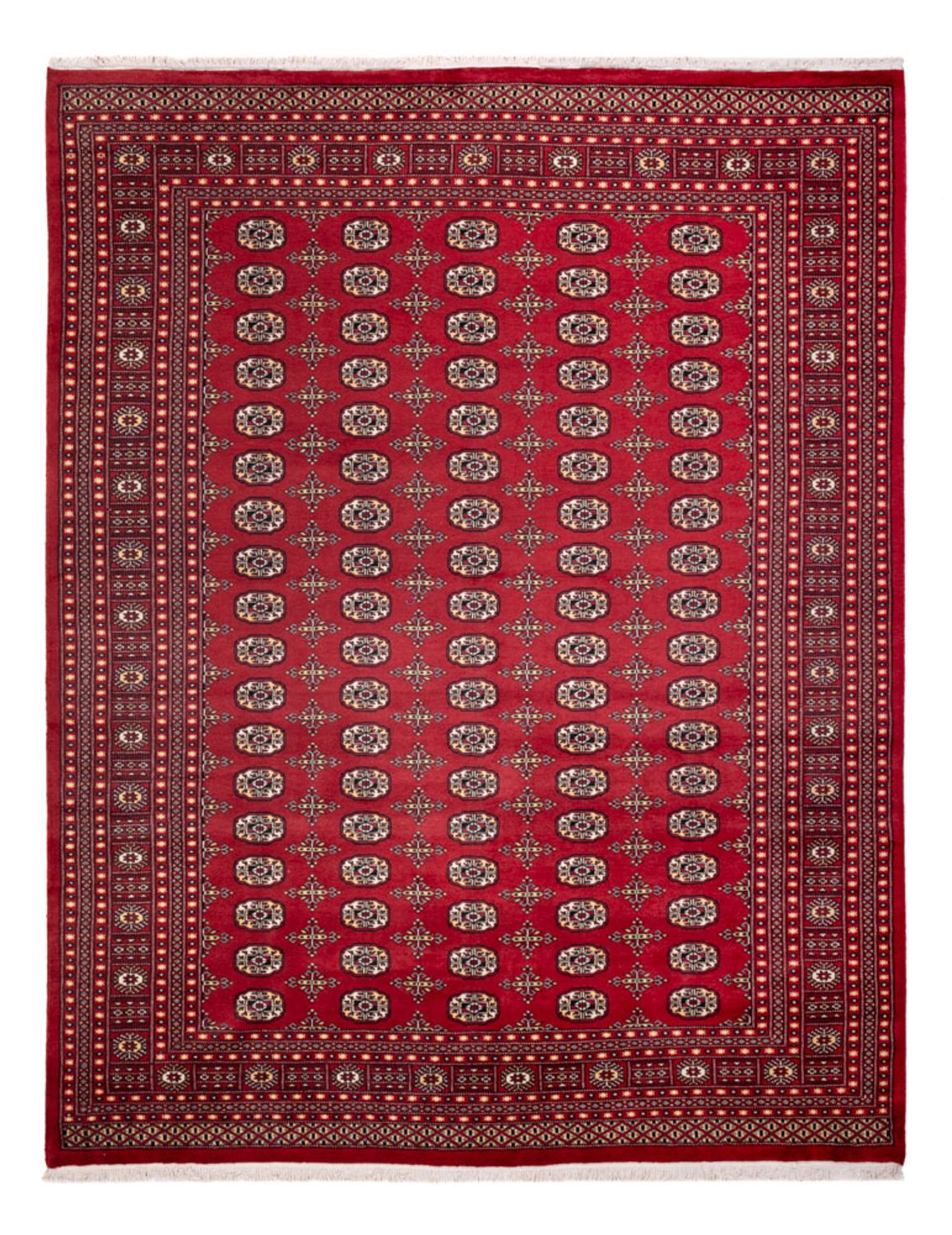 Tapis afghan - Boukhara - 312 x 245 cm - rouge