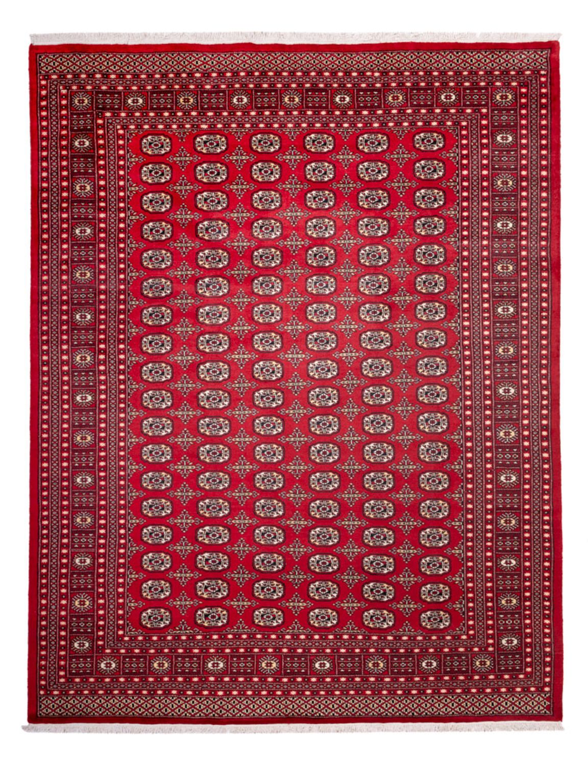 Tapis afghan - Boukhara - 311 x 243 cm - rouge