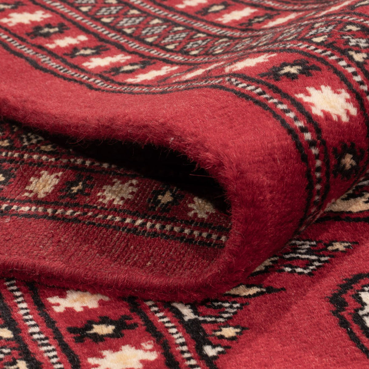 Tapis afghan - Boukhara - 311 x 243 cm - rouge