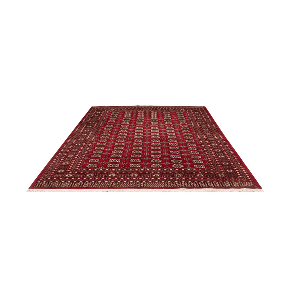 Tapis afghan - Boukhara - 311 x 243 cm - rouge