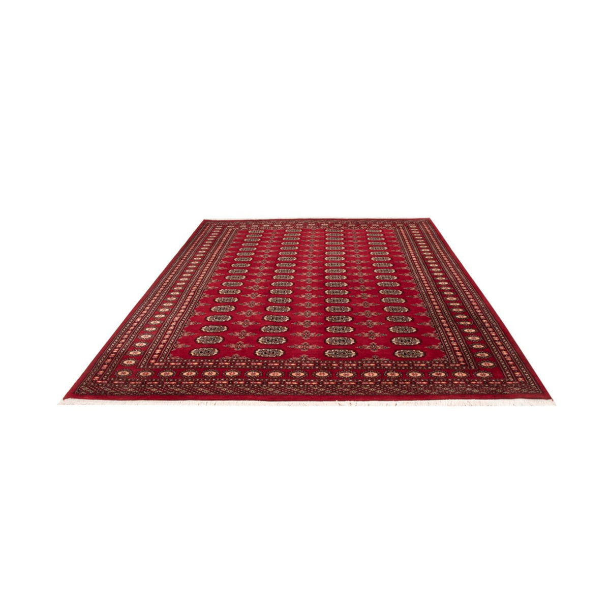 Tapis afghan - Boukhara - 297 x 213 cm - rouge
