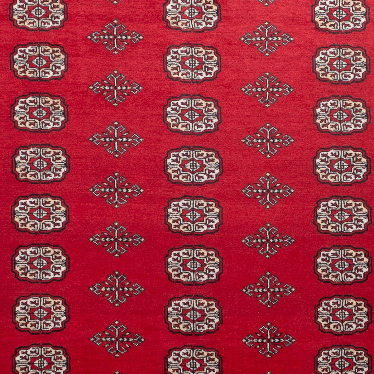 Tapis afghan - Boukhara - 306 x 197 cm - rouge