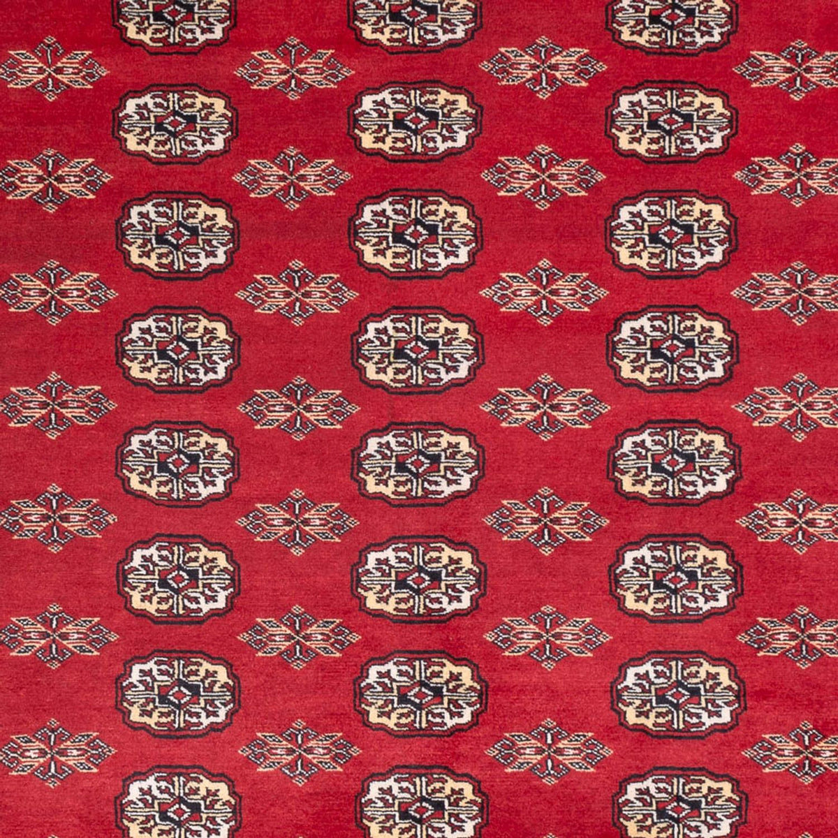 Tapis afghan - Boukhara - 307 x 247 cm - rouge