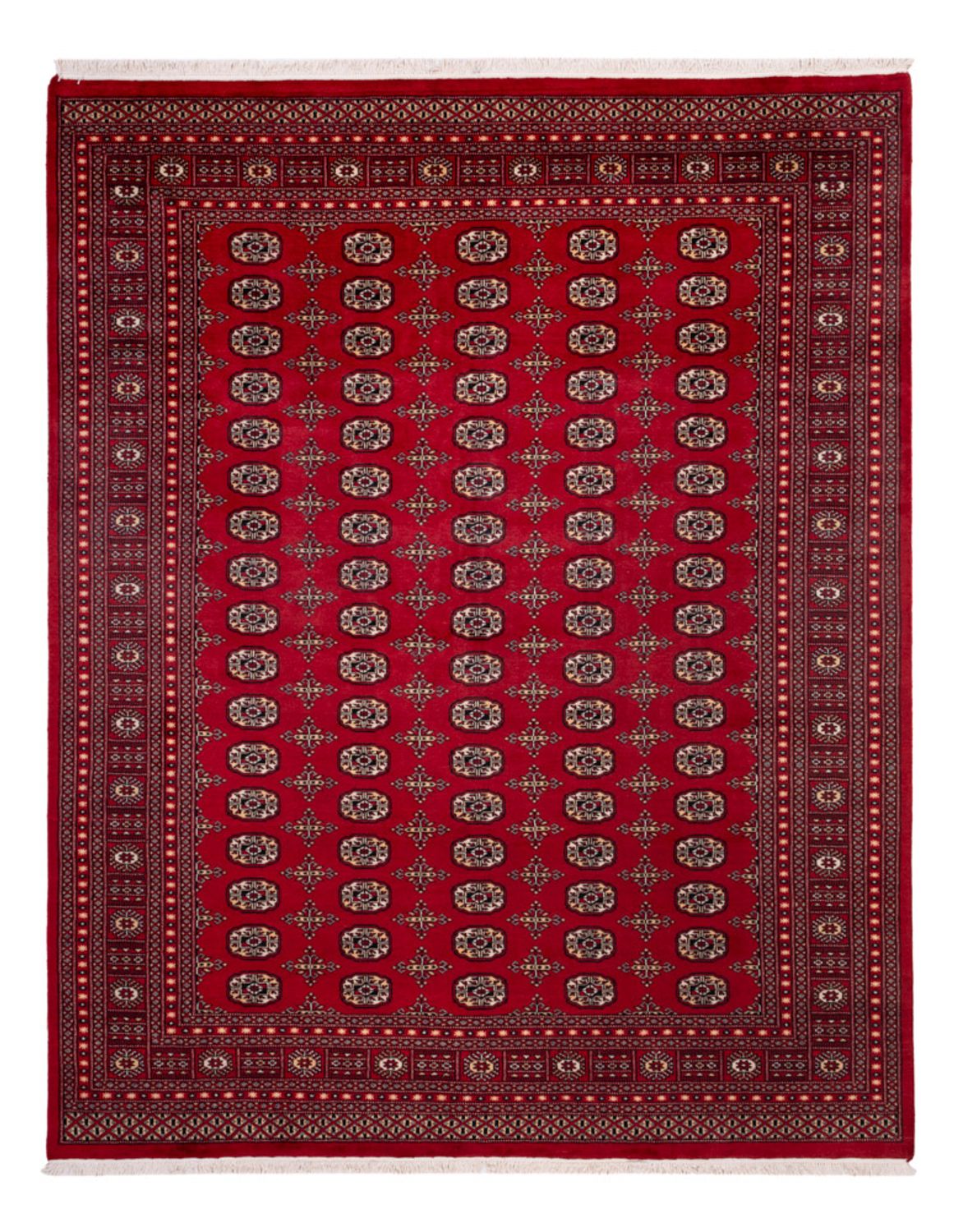 Tapis afghan - Boukhara - 308 x 243 cm - rouge