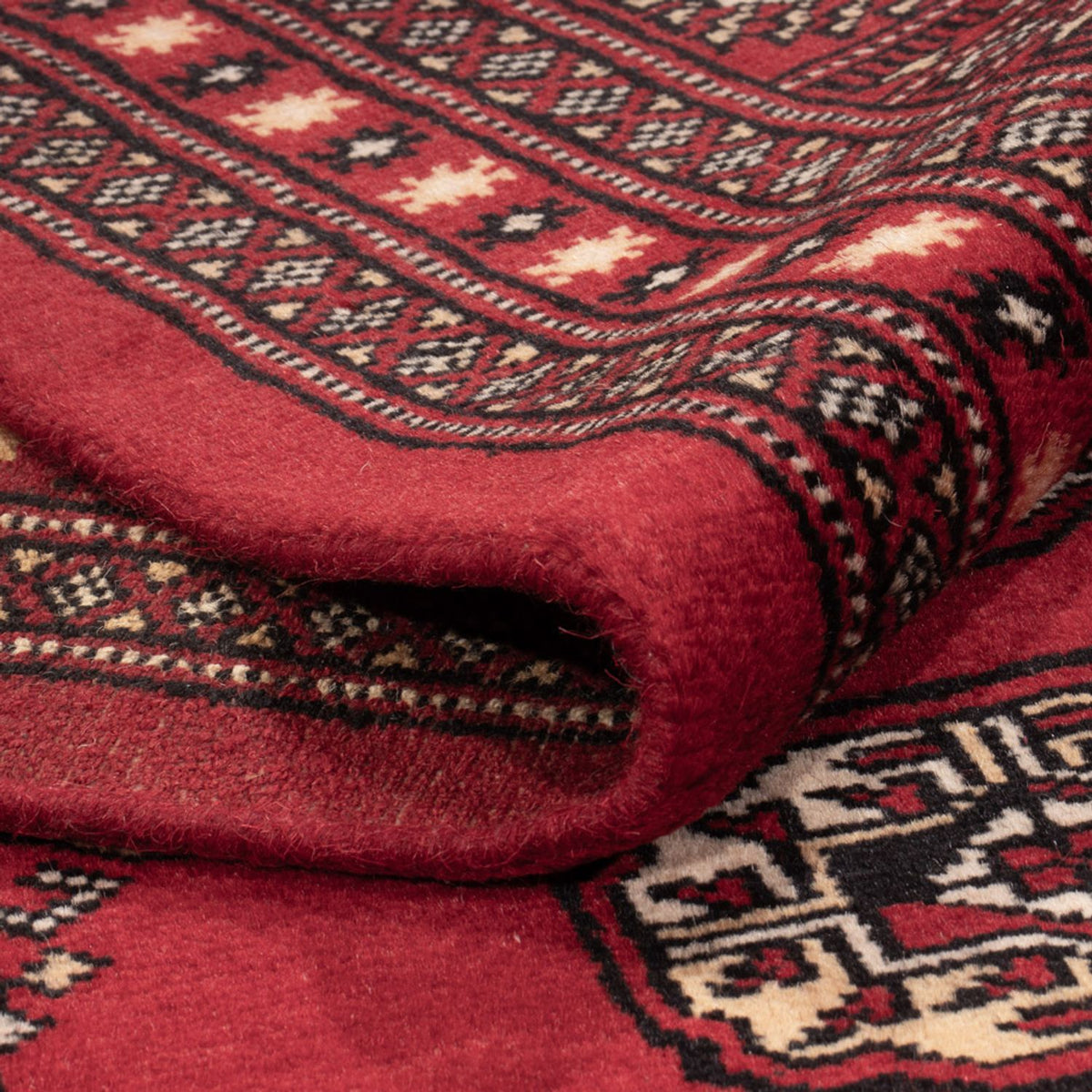 Tapis afghan - Boukhara - 308 x 243 cm - rouge