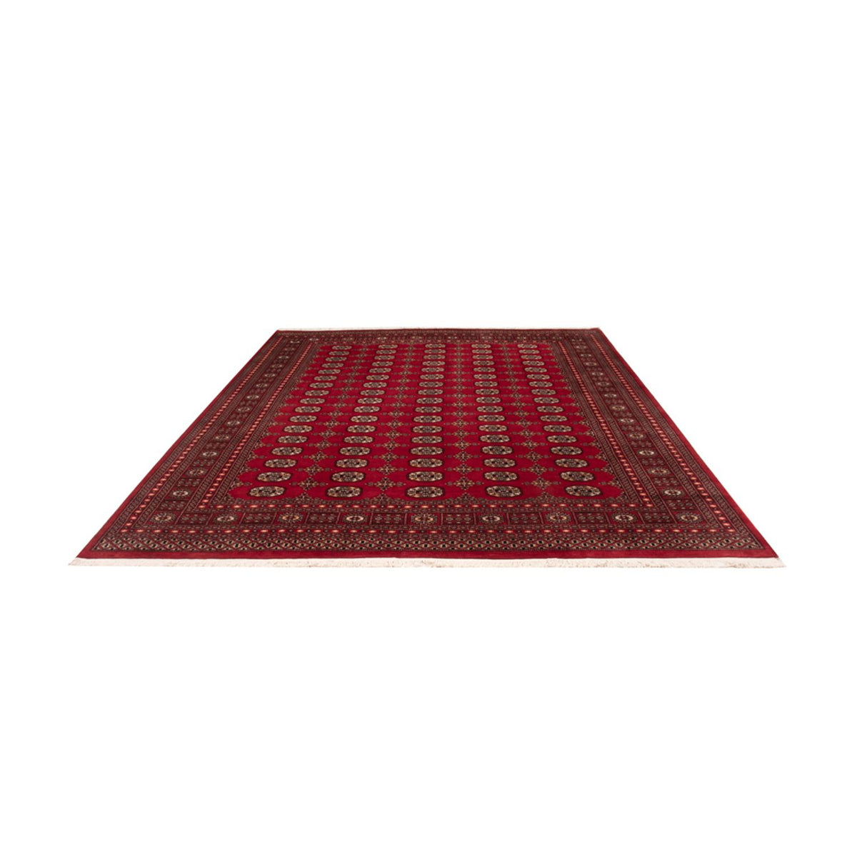 Tapis afghan - Boukhara - 308 x 243 cm - rouge