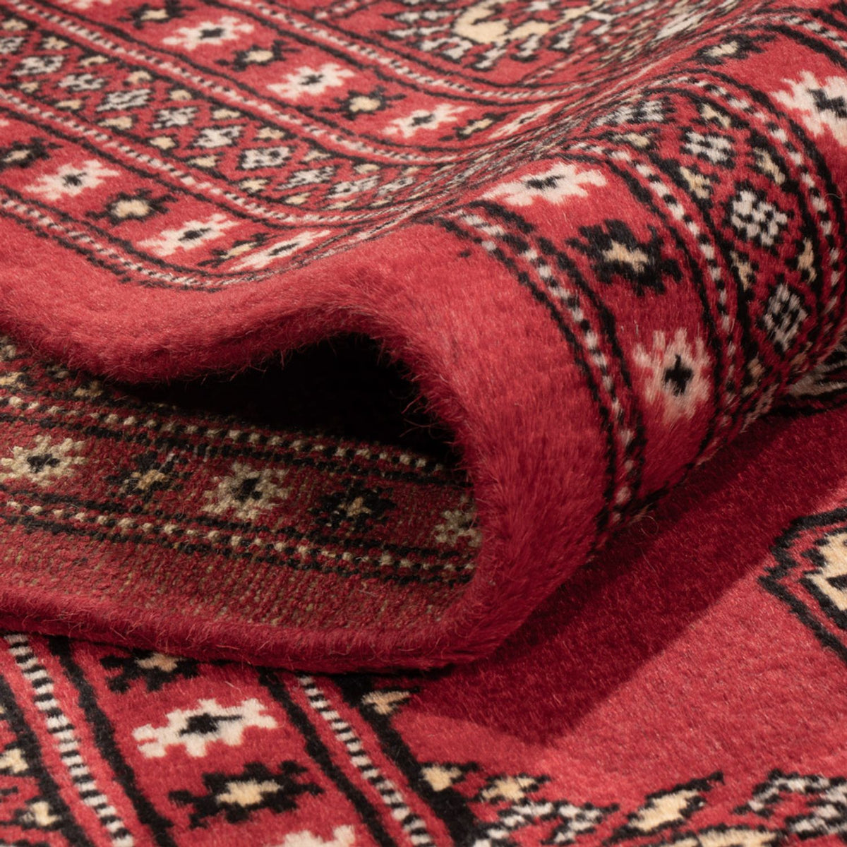 Tapis afghan - Boukhara - 312 x 244 cm - rouge