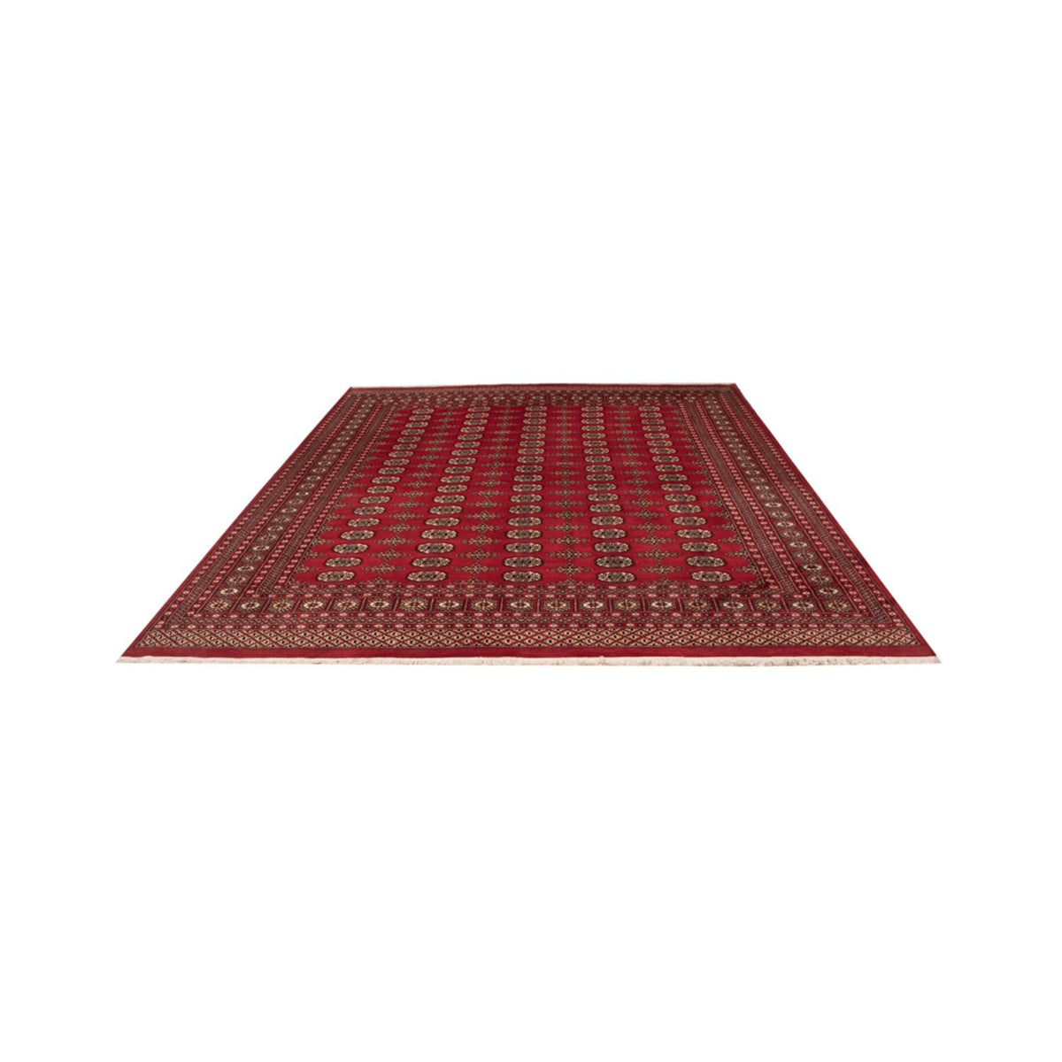 Tapis afghan - Boukhara - 312 x 244 cm - rouge