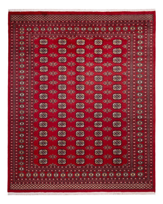 Tapis afghan - Boukhara - 301 x 245 cm - rouge