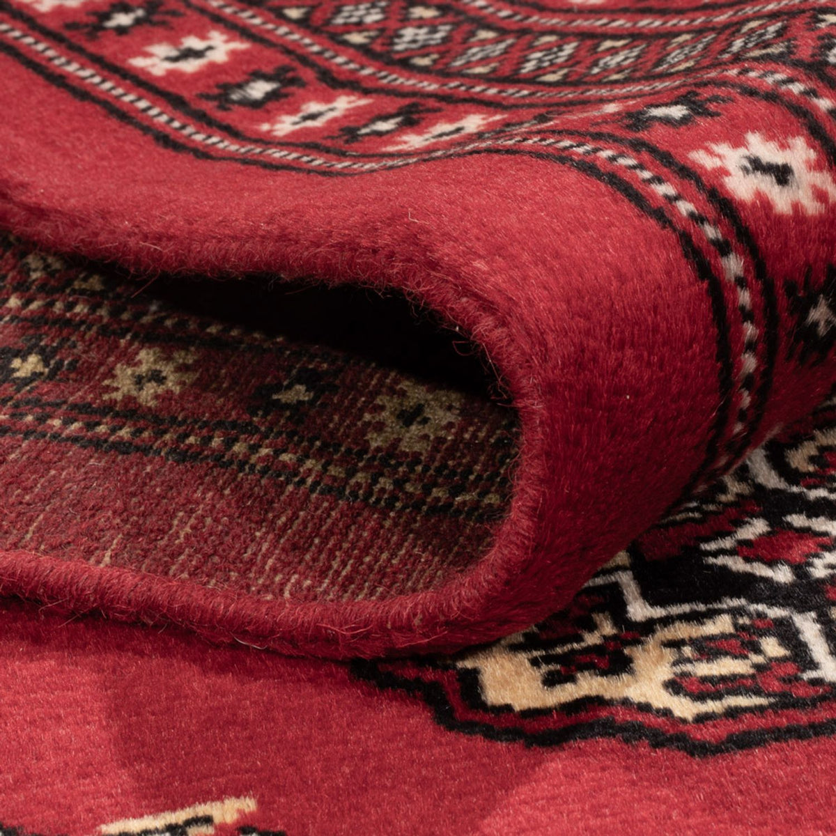 Tapis afghan - Boukhara - 301 x 245 cm - rouge