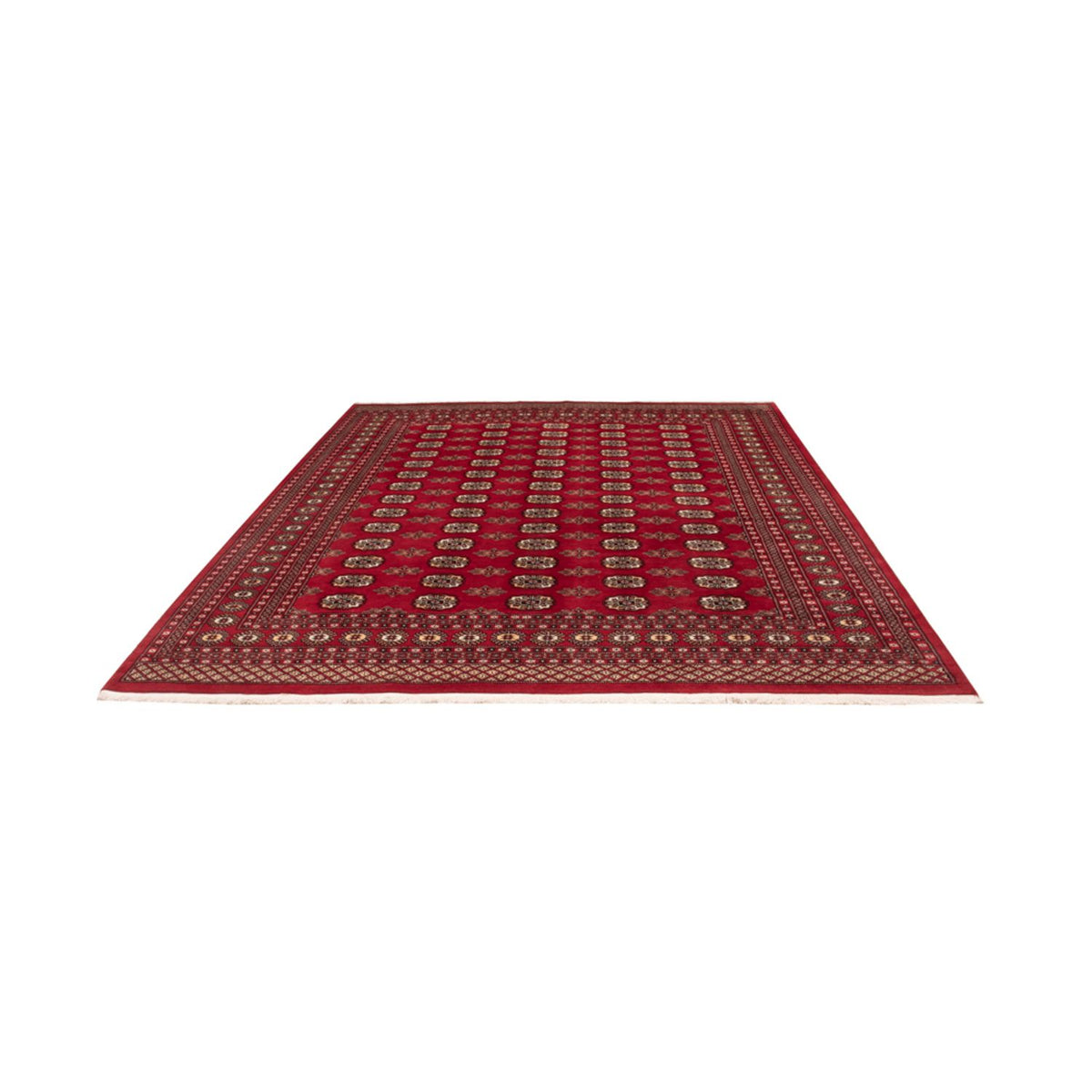 Tapis afghan - Boukhara - 301 x 245 cm - rouge