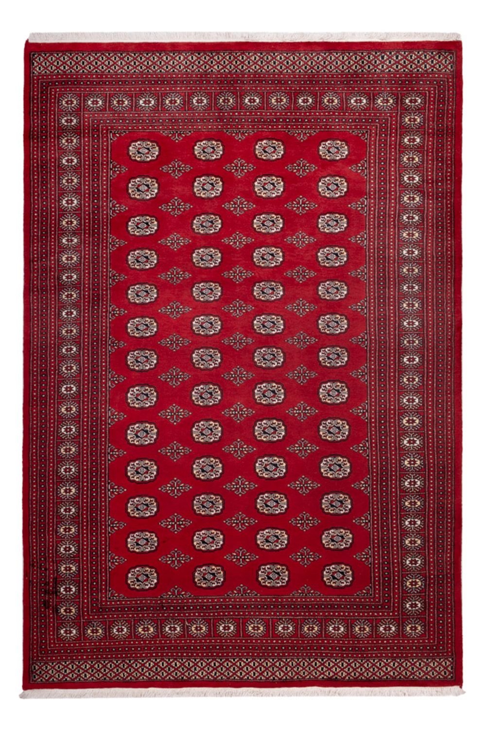 Tapis afghan - Boukhara - 290 x 200 cm - rouge