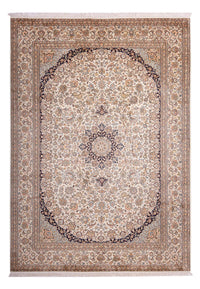 Tapis en soie - Soie du Cachemire - 309 x 217 cm - sable