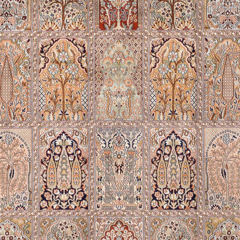 Seidenteppich - Kaschmir Seide - 308 x 242 cm - dunkelbeige
