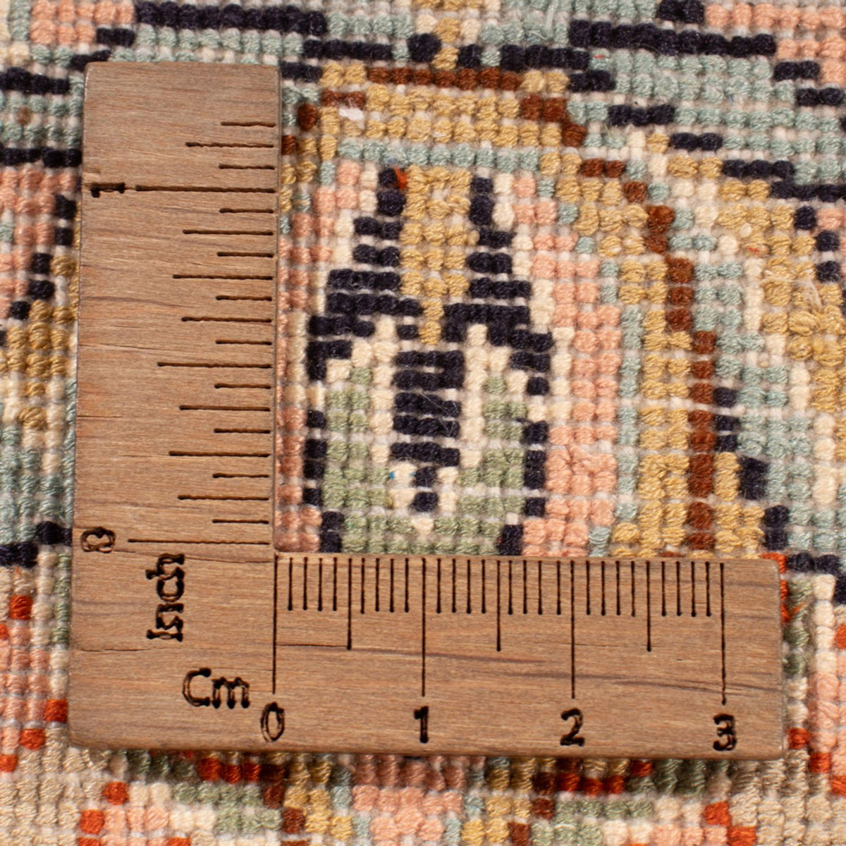 Tapis en soie - Soie du Cachemire - 318 x 216 cm - beige foncé