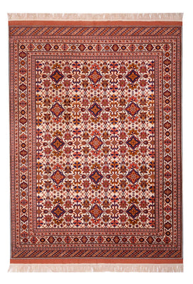 Tapis en soie - Soie afghane - 282 x 205 cm - marron