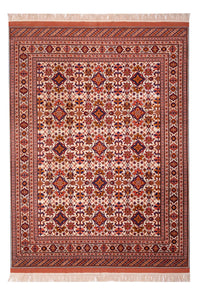 Tapis en soie - Soie afghane - 282 x 205 cm - marron
