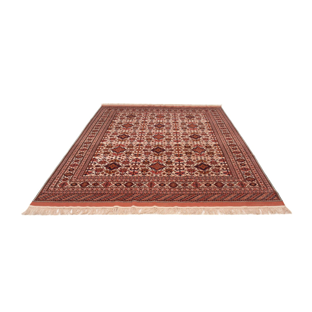 Tapis en soie - Soie afghane - 282 x 205 cm - marron