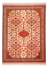 Tapis en soie - Soie afghane - 288 x 217 cm - rouge clair