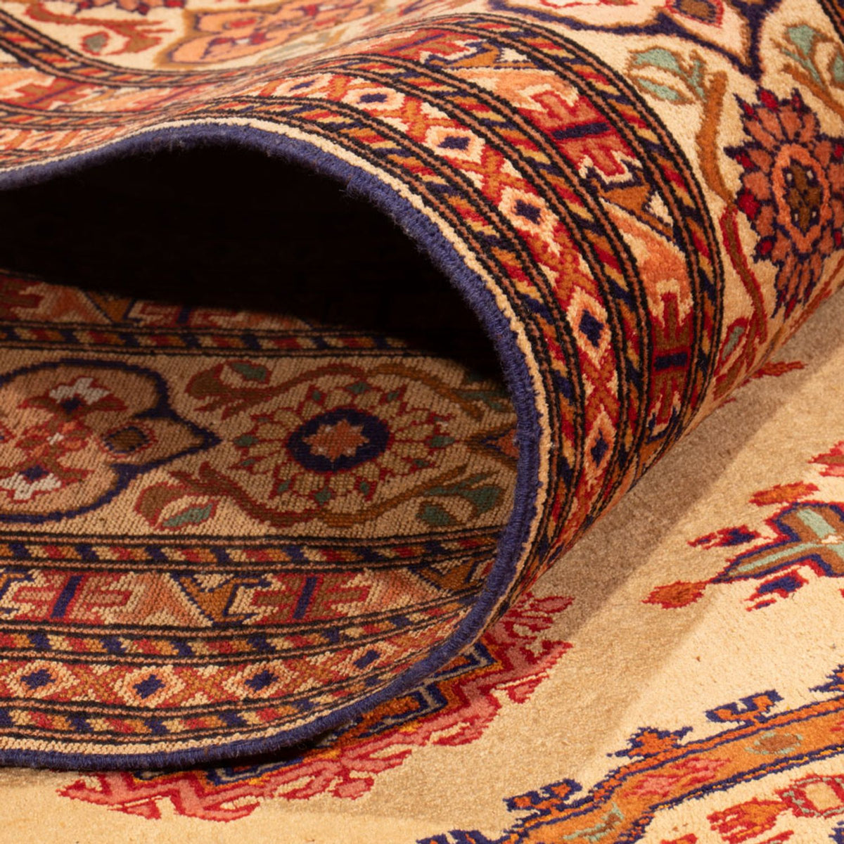 Tapis en soie - Soie afghane - 288 x 217 cm - rouge clair