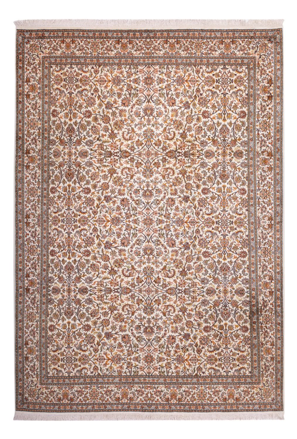Tapis en soie - Soie du Cachemire - 305 x 213 cm - sable