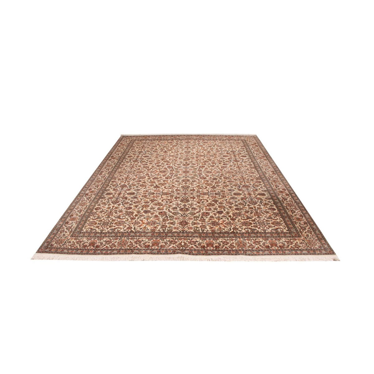 Tapis en soie - Soie du Cachemire - 305 x 213 cm - sable