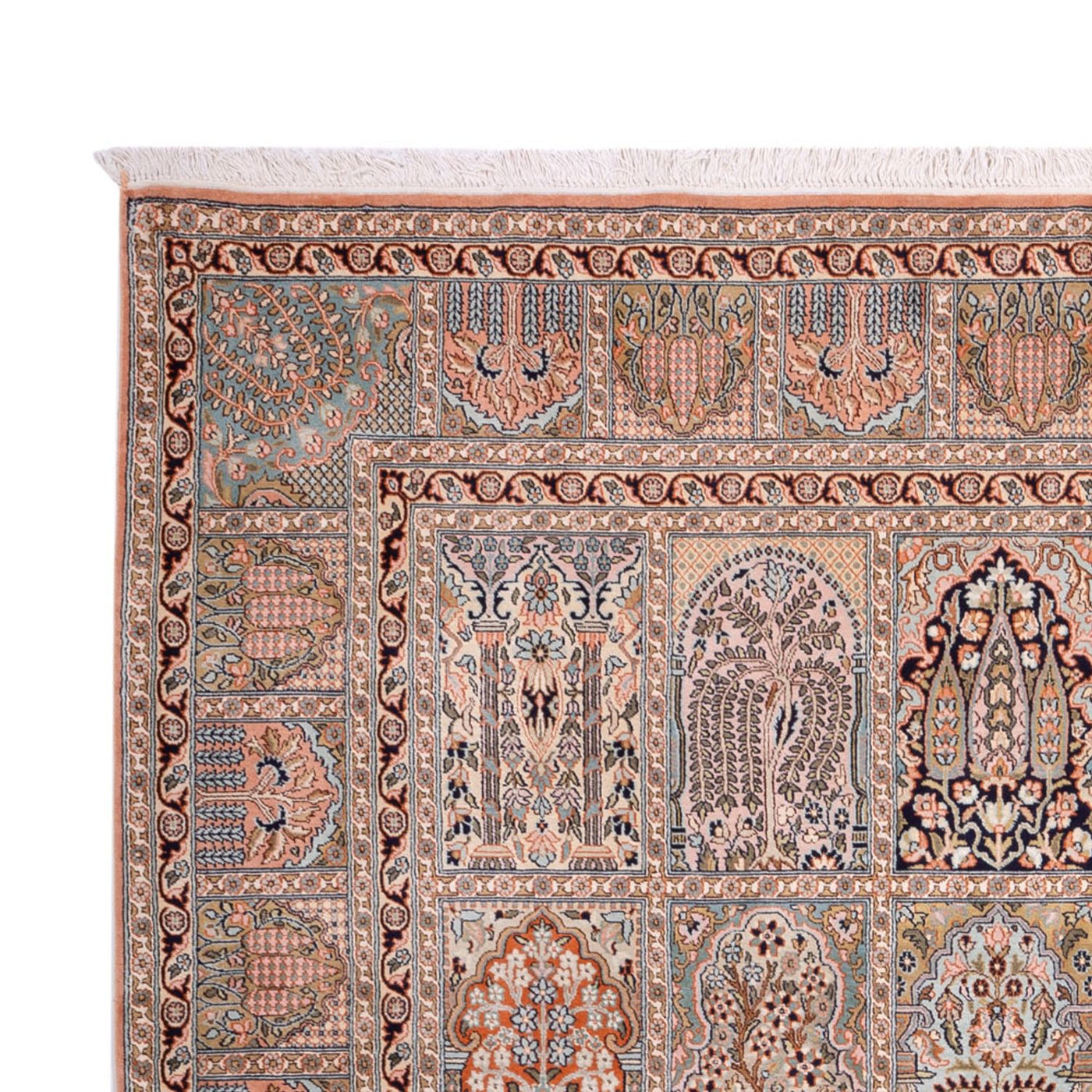 Tapis en soie du Cachemire Tapis 317x221cm - Tapis oriental