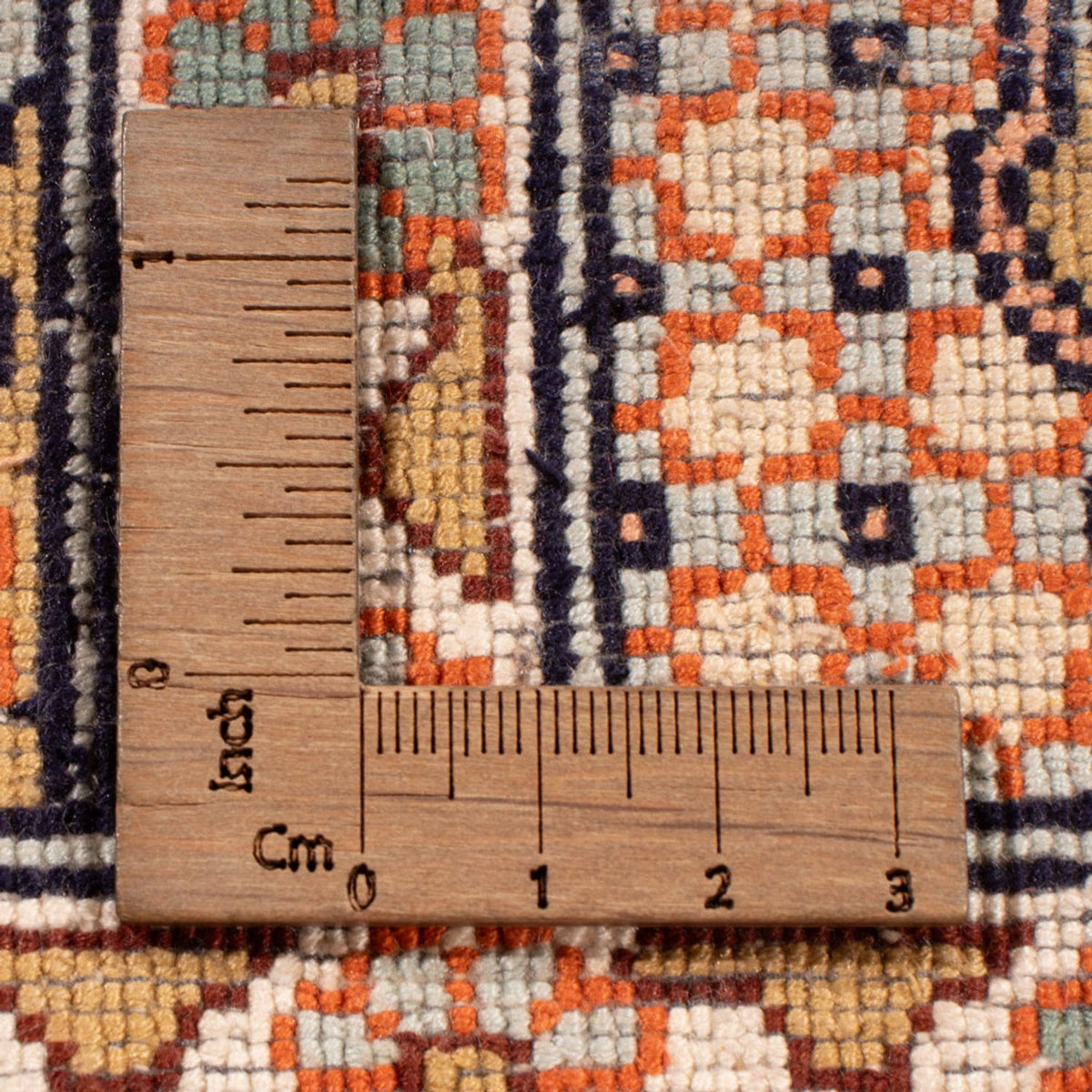 Tapis en soie - Soie du Cachemire - 317 x 221 cm - beige foncé