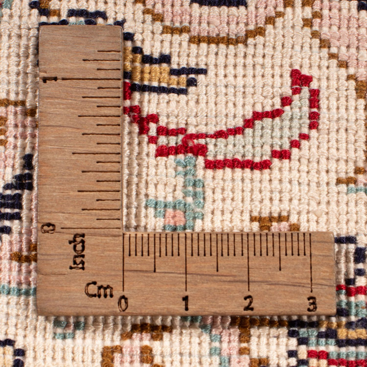 Tapis en soie - Soie du Cachemire - 302 x 216 cm - rouge